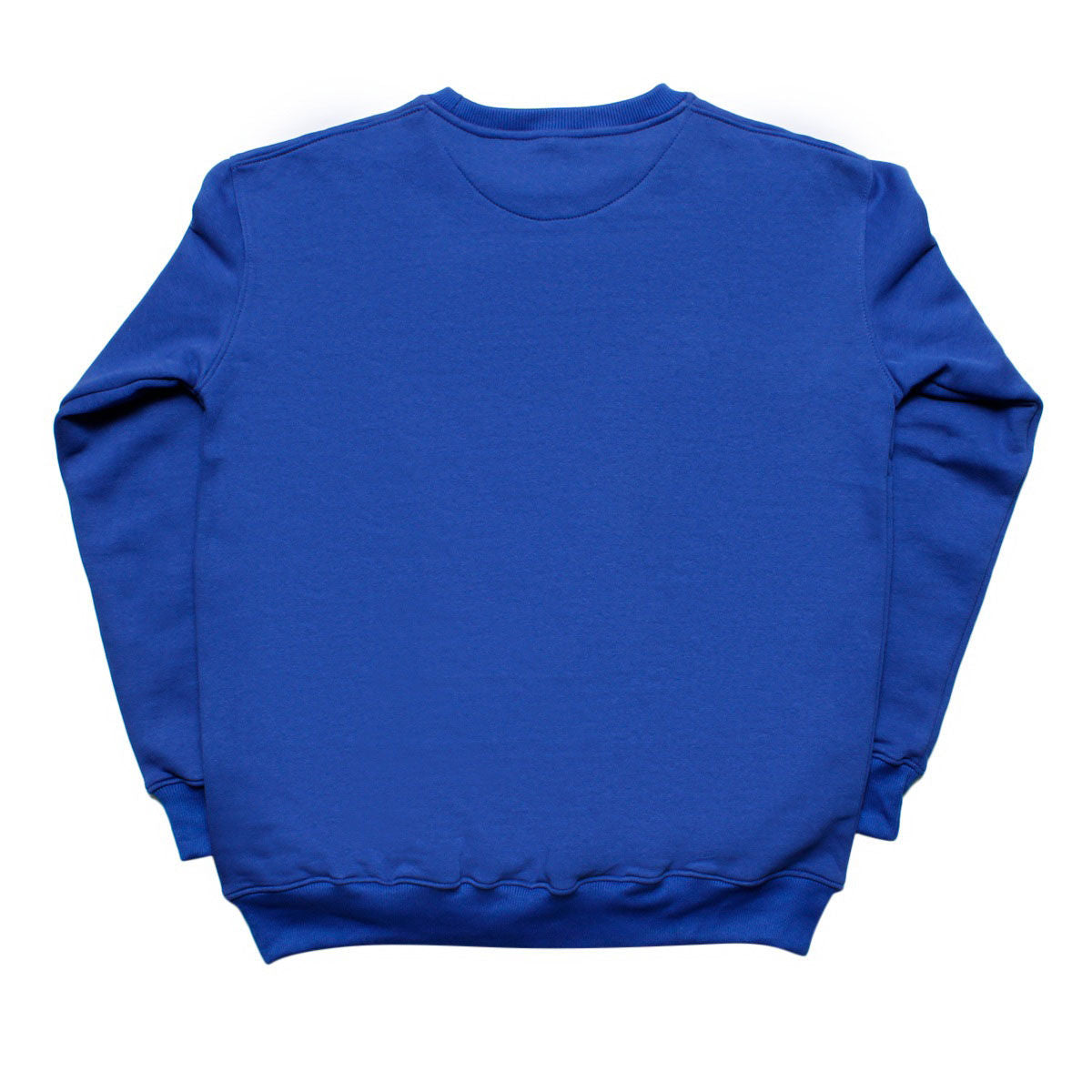 ZPB Greek Gear M Blue Embroidered Crew Sweatshirt