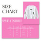 AKA Greek Gear M Pink Embroidered Crew Sweatshirt