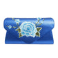 Evening Clutch Blue Floral Envelope Bag Women