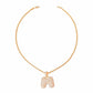 M Initial Necklace