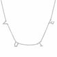 Necklace VOTE Station Silver Chain for Women