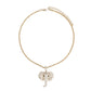 Pendant Gold Glam Pave Elephant Chain Necklace