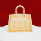 Brooch Red Mini Iconic Handbag Parisian Pin