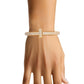 Cuff Gold 2 Row Pave Cross Hinge Bracelet Women