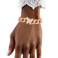 Chain Feminine Flair Iced Gold Butterfly Bracelet