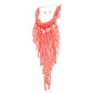 Pink Clustered Fringe Bead Set