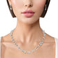 Chain Silver Gauge Links Single Strand Necklace