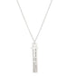Necklace Burnished Silver Bible Verse Cross Woman