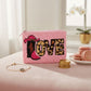 Coin Purse Leopard LOVE Cowgirl Pink Zipper Pouch