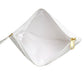 Wristlet White and Pink Cowgirl Bead Zipper Pouch