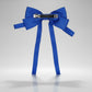 SGRHO Blue and Crystal Large Ribbon Bow Hair Clip