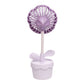 Portable Desk Fan Purple Flower Pot Kuromi