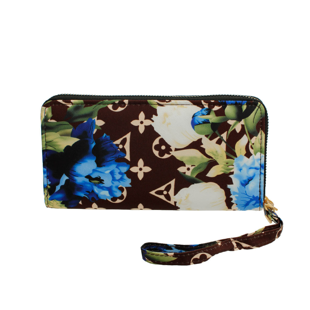 Blue LV Monogram Wallet