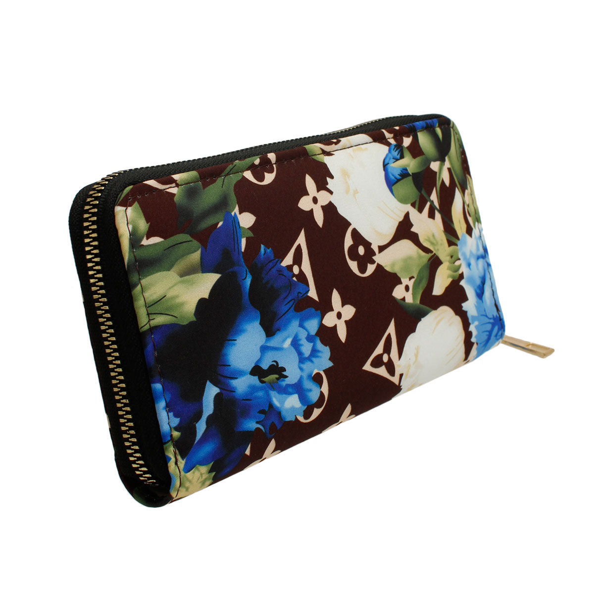 Blue LV Monogram Wallet