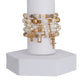 Cream Pearl Bead Cross Bracelets