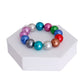 Multi Color Bubble Gum Pearl Bracelet
