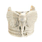 Burnished Gold Rope Elephant Cuff