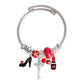 Red Fit for a Queen Cable Bangle