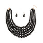 Black Pearl 5 Strand Set