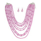 Purple Pearl 8 Strand Set