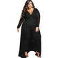 1XL Black Mesh High Low Pant Set