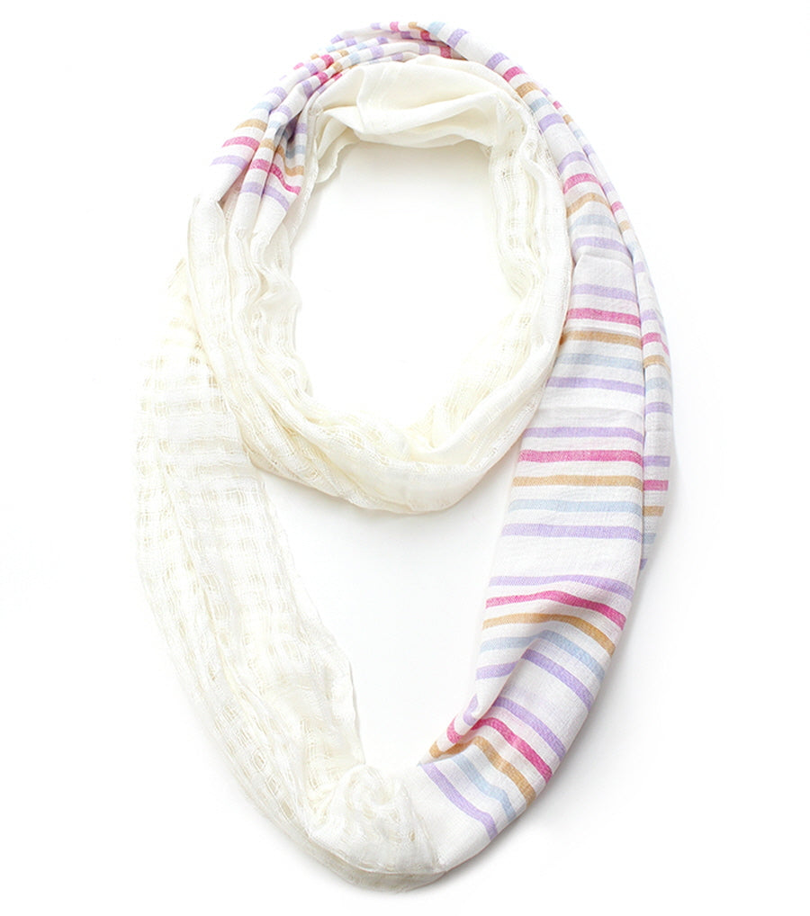 Stripe Printed Infinity