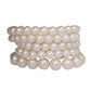 Cream Pearl Stretch Bracelet Set
