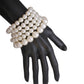 Cream Pearl Stretch Bracelet Set