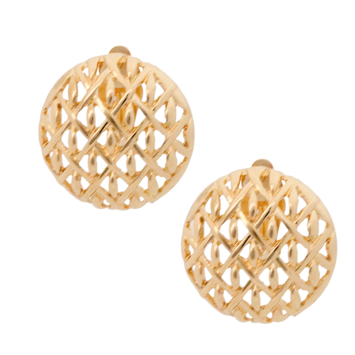 Gold Round Casting Clip Ons