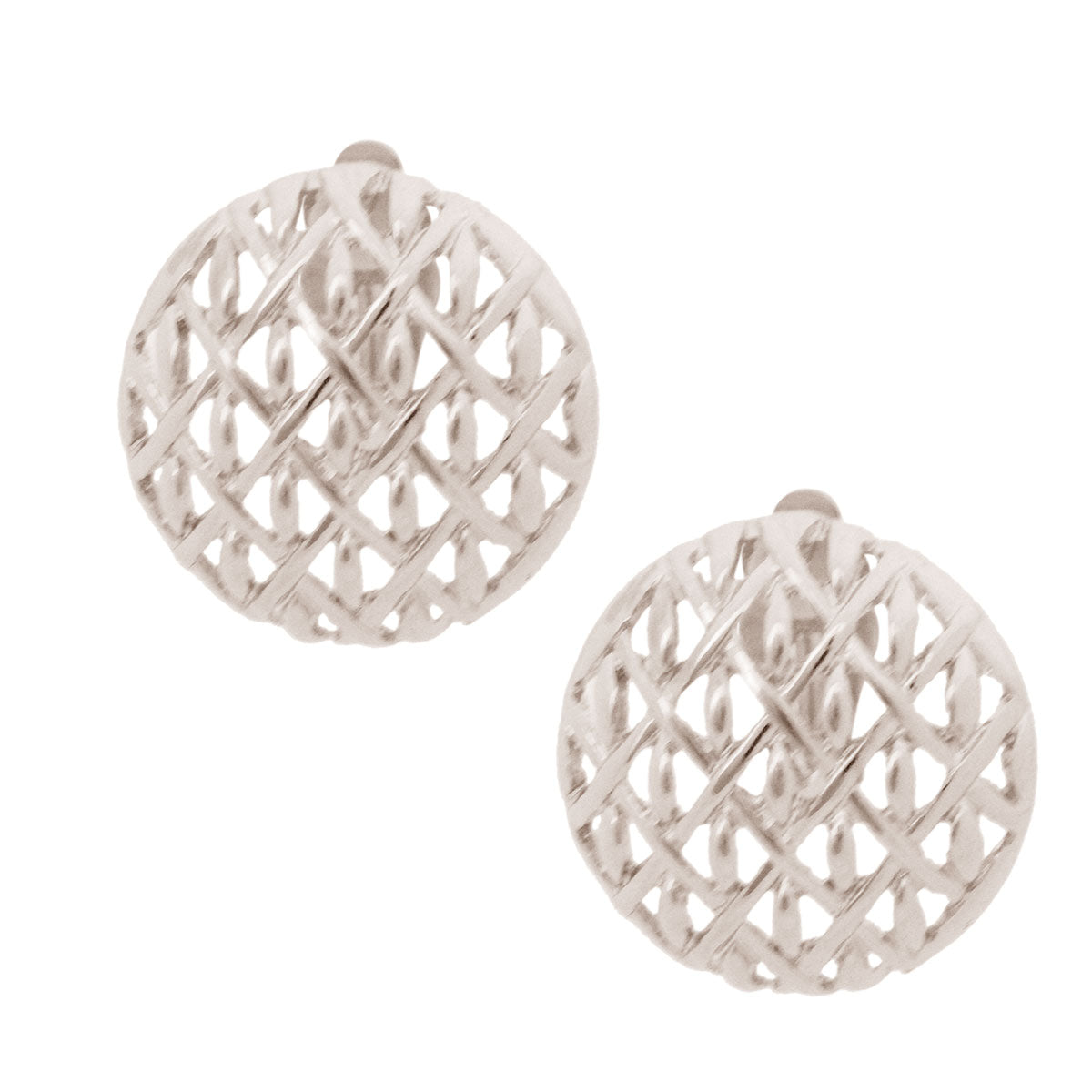 Silver Round Casting Clip Ons