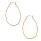 Gold Hypo Allergenic Teardrop Hoops