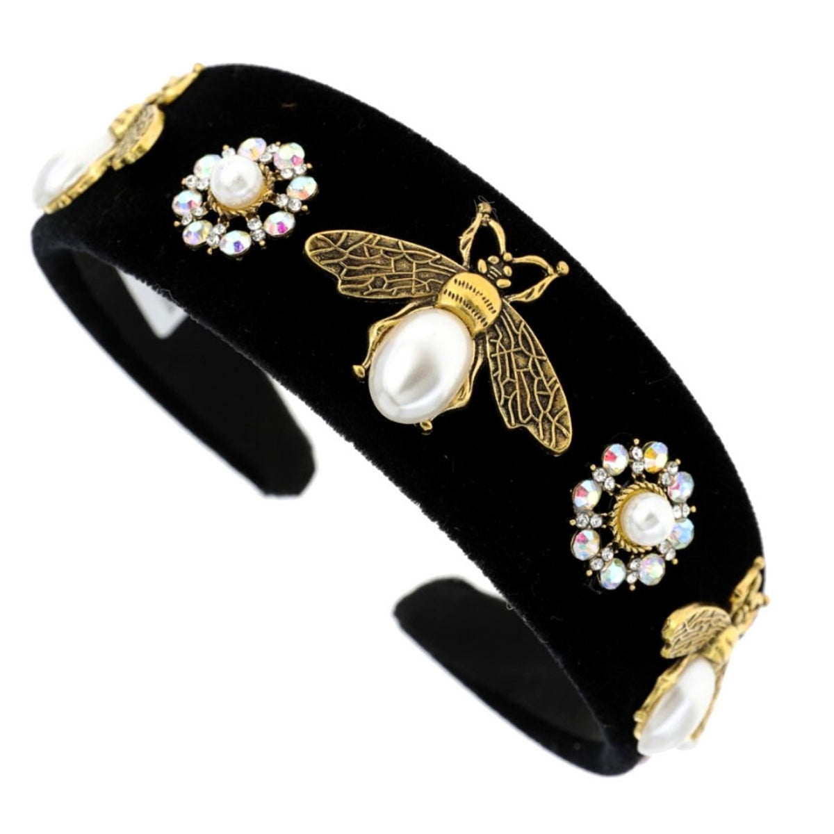 Designer Burnished Bee Headband