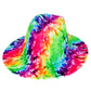 Rainbow Tie Dye Fedora