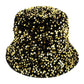 Gold Sequin Sparkle Bucket Hat