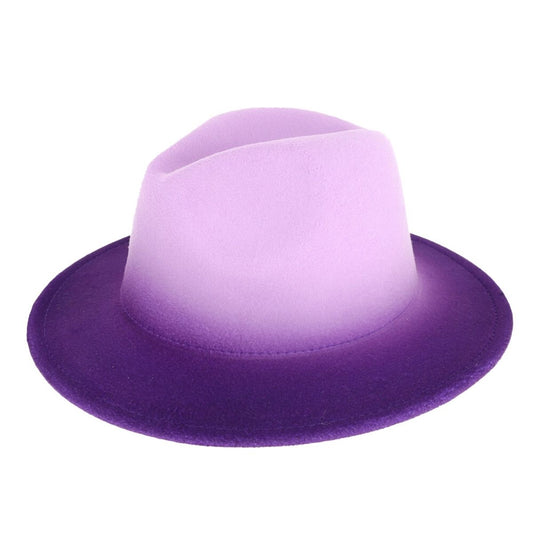Purple Ombre Fedora