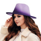 Purple Ombre Fedora