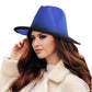 Royal Blue Ombre Fedora