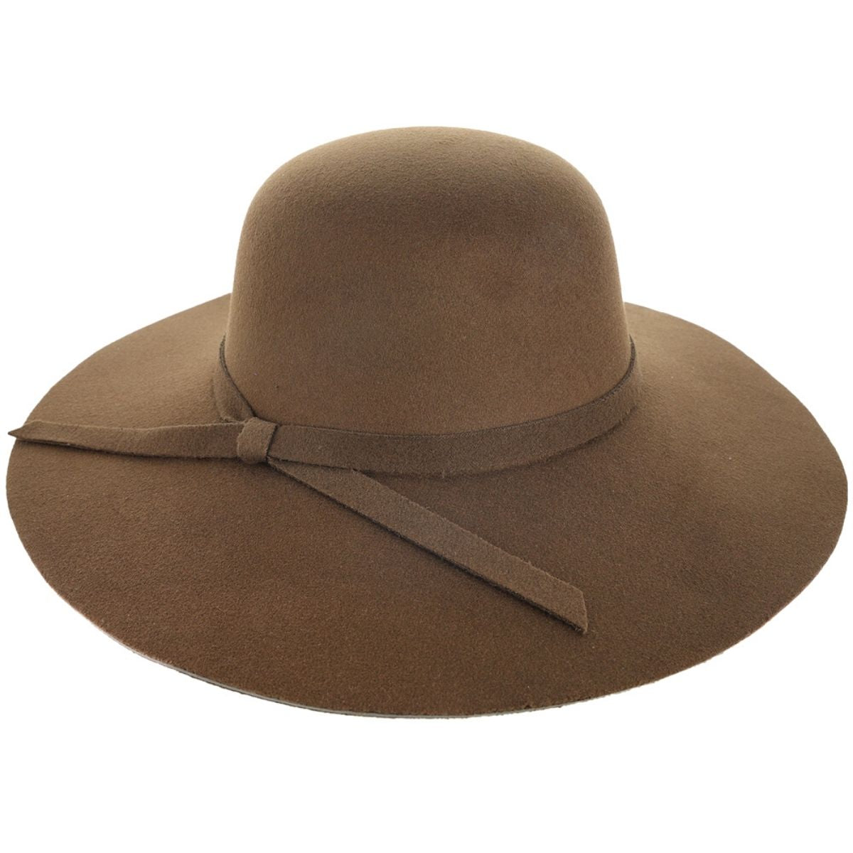 Brown Wide Brim Floppy Fedora