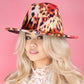 Rainbow Leopard Fedora