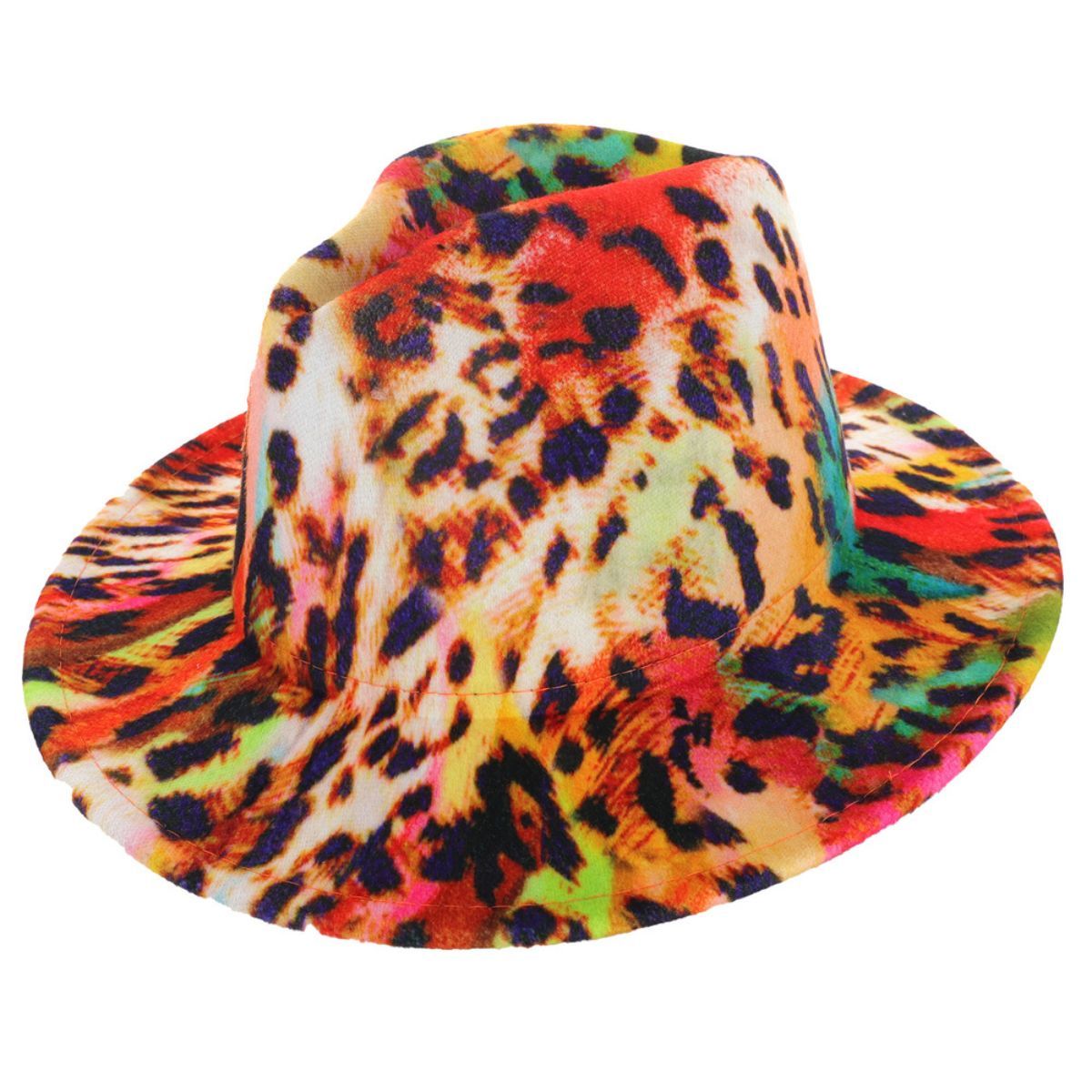 Rainbow Leopard Fedora