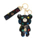 Black Teddy Charm Keychain