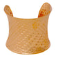 Gold Basket Weave Textured Cuff