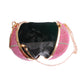 Pink Rhinestone Basketball Clutch