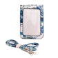 Blue Floral Cellphone Wallet