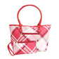 Red Plaid Tote and Pouch Set