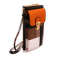 Brown Plaid Cellphone Wallet