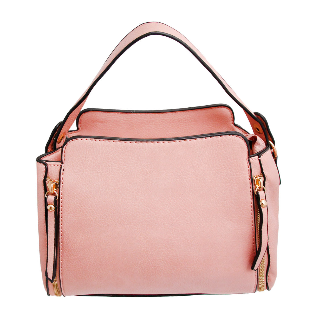 Pink Boxy Zipper Bag Set