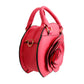 Fuchsia Rose Rounded Handbag