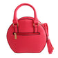 Fuchsia Rose Rounded Handbag