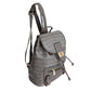 Gray Croc Cinch Backpack Set